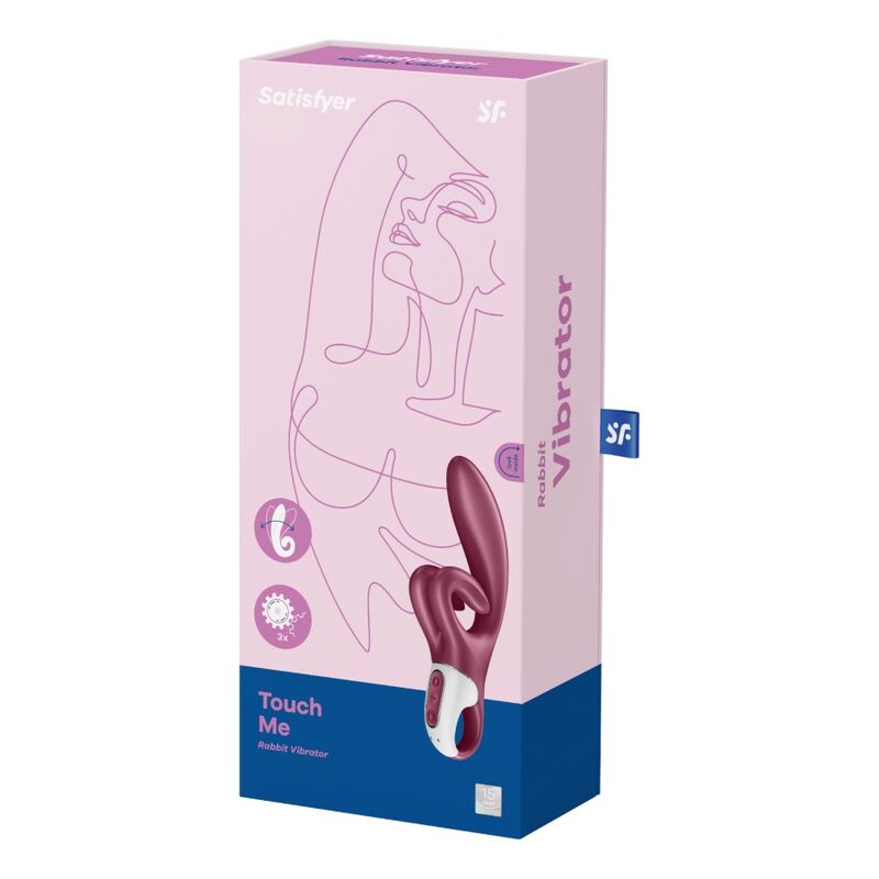 Satisfyer Touch Me - Rabbit Vibrator, Red Main image