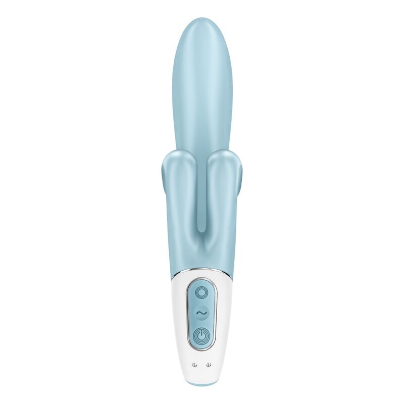 Additional view 4 of Satisfyer Touch Me - Rabbit Vibrator, Blue