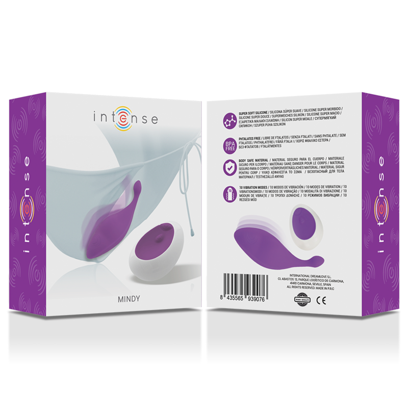 Intense Mindy - Remote-Control Panty Vibrator, Purple Secondary image