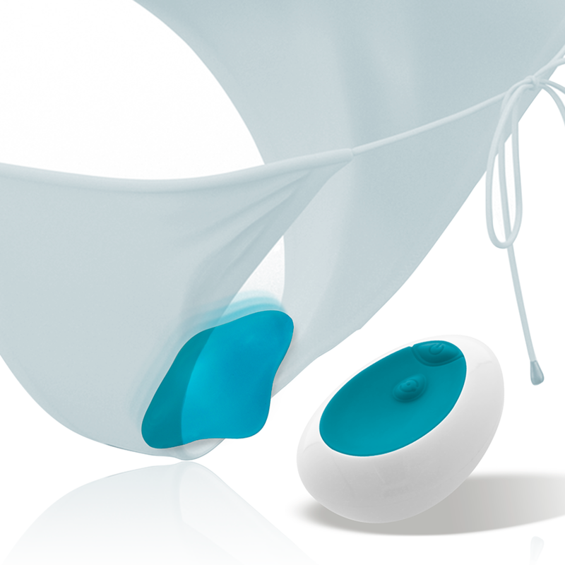 Additional view 3 of Intense Samantha - Remote-Control Panty Vibrator, Blue
