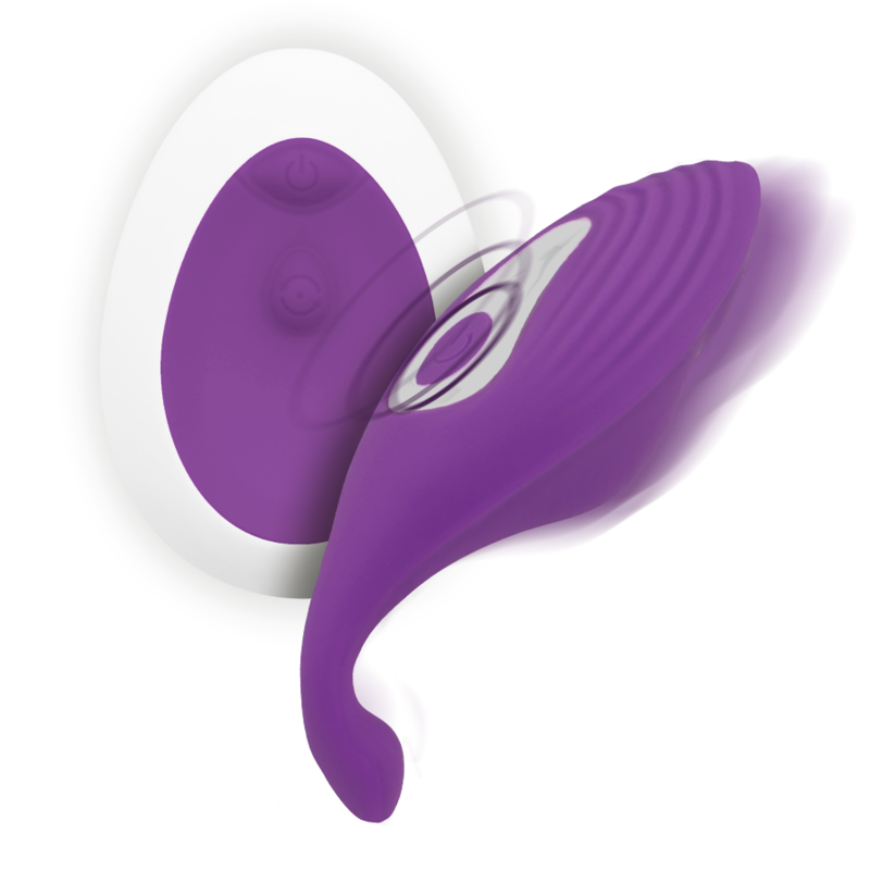 Additional view 3 of Intense Mindy - Remote-Control Panty Vibrator, Purple