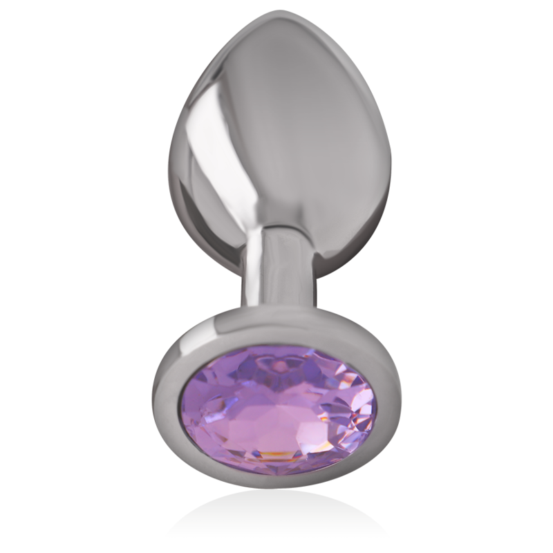Additional view 3 of Intense Violet Crystal - Aluminum Anal Plug, Size M