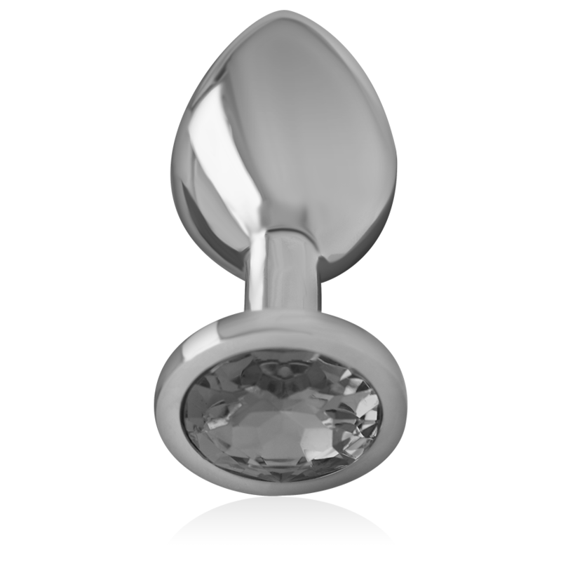 Additional view 3 of Intense Black Crystal - Aluminum Anal Plug, Size M