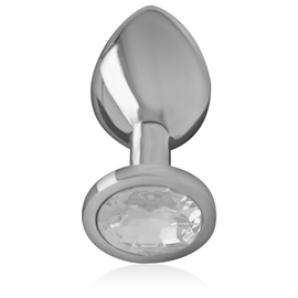 Additional view 3 of Intense Silver Crystal - Aluminum Anal Plug, Size S