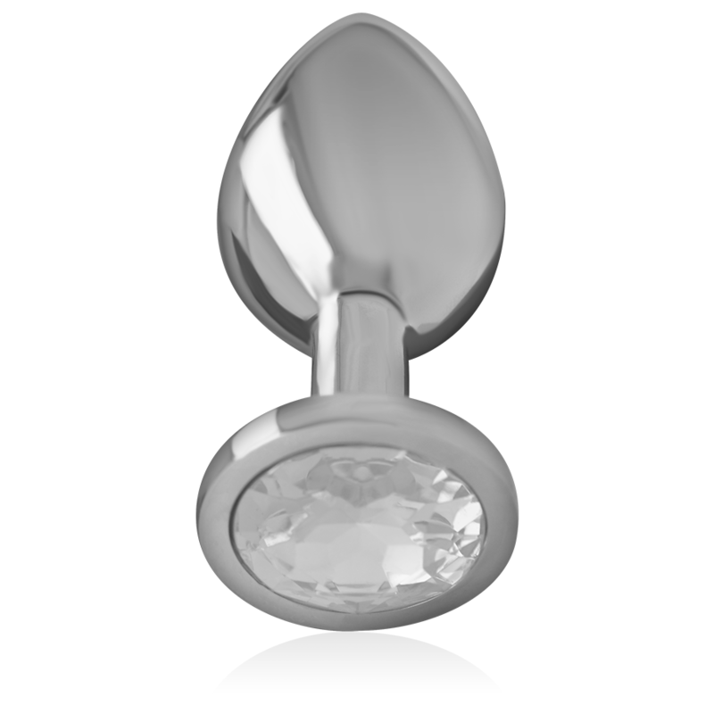 Additional view 3 of Intense Silver Crystal - Aluminum Anal Plug, Size S