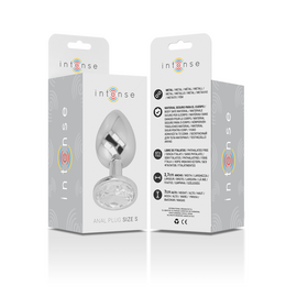 Additional view 2 of Intense Silver Crystal - Aluminum Anal Plug, Size S
