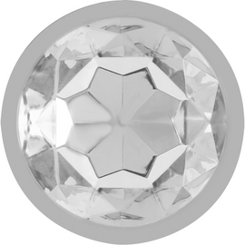 Additional view 4 of Intense Silver Crystal - Aluminum Anal Plug, Size M
