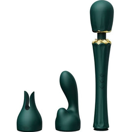 Additional view 2 of ZALO Kyro - Wand Massager, Green