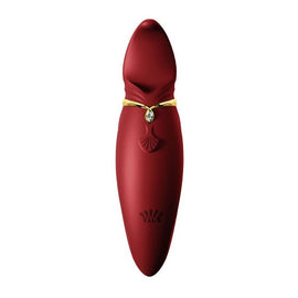 Additional view 6 of ZALO Hero - PulseWave Clitoral Massager, Red