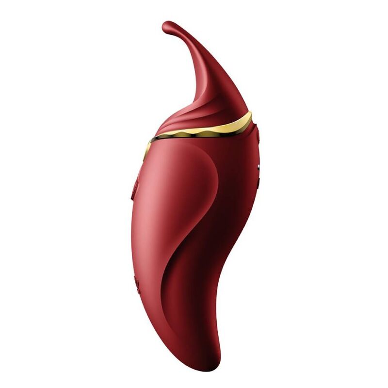 Additional view 3 of ZALO Hero - PulseWave Clitoral Massager, Red
