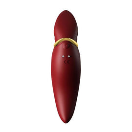 Additional view 5 of ZALO Hero - PulseWave Clitoral Massager, Red