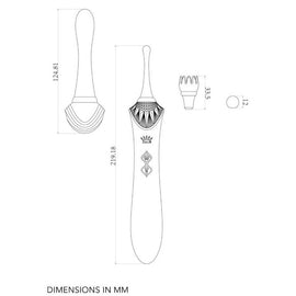 Additional view 13 of ZALO Bess 2 - Clitoral Massager, Black