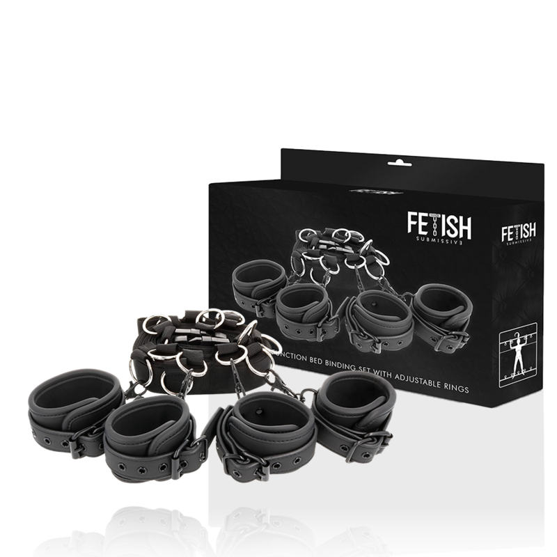 Additional view 2 of Fetish Submissive - Luxury Bed Ties Set