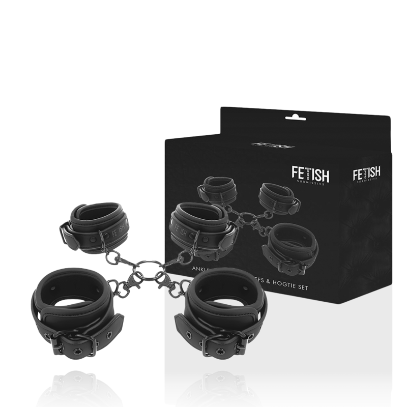 Additional view 2 of Fetish Submissive - Wrist & Ankle Cuffs Set