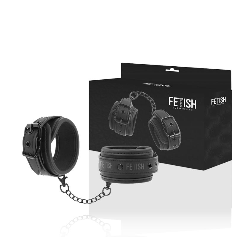 Fetish Submissive - Vegan Leather Handcuffs Secondary image