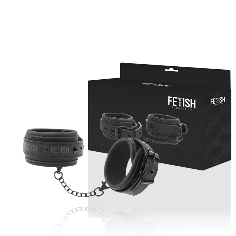 Fetish Submissive - Vegan Leather Ankle Cuffs Secondary image