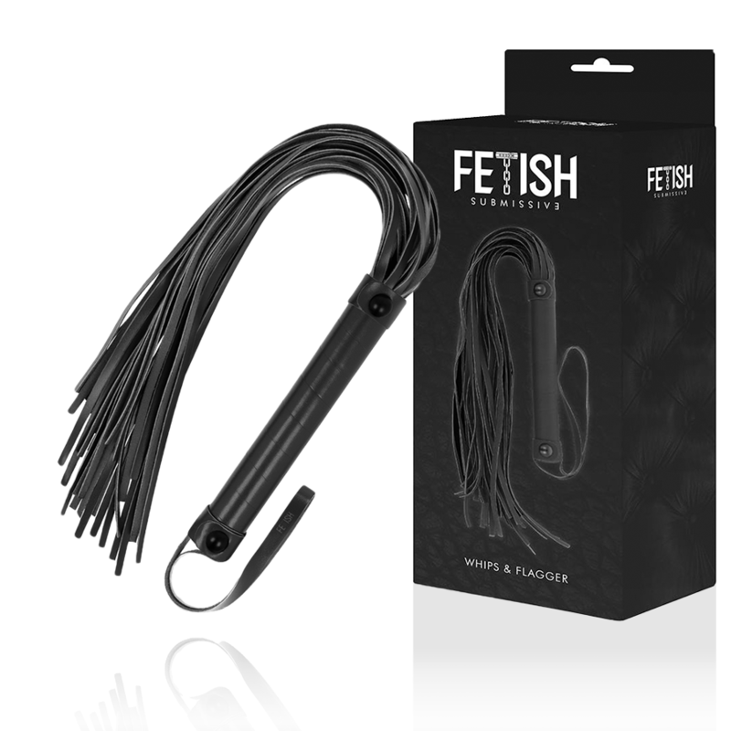 Additional view 2 of Fetish Submissive - Vegan Leather Riding Crop