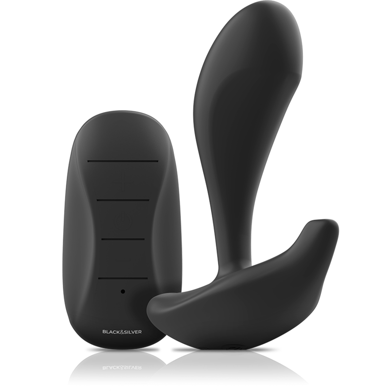 Additional view 5 of Black&Silver Dwayne - Remote-Control Anal Plug