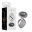 Intense Black Crystal - Aluminum Anal Plug, Size S