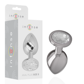 Intense Silver Crystal - Aluminum Anal Plug, Size S