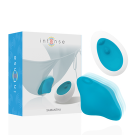 Intense Samantha - Remote-Control Panty Vibrator, Blue