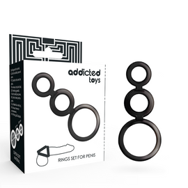 Additional view 3 of Addicted Toys - Smoked Performance Rings Set