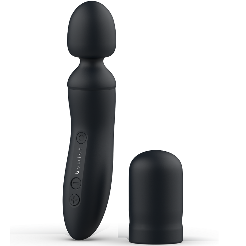 Additional view 2 of B Swish Bthrilled - Wand Massager, Black
