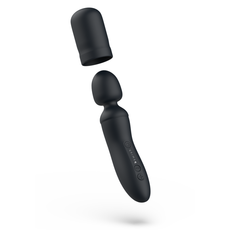 Additional view 3 of B Swish Bthrilled - Wand Massager, Black