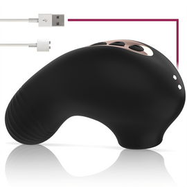 Additional view 7 of Rithual Shushu Pro - Pocket Clitoral Stimulator, Jet Black