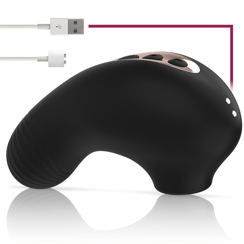 Additional view 7 of Rithual Shushu Pro - Pocket Clitoral Stimulator, Jet Black