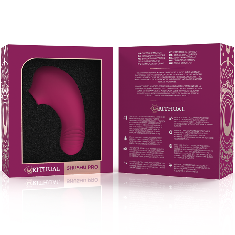Rithual Shushu Pro - Pocket Clitoral Stimulator, Orchid Secondary image