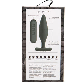 Additional view 3 of Je Joue Egon - Vibrating Anal Plug, Black