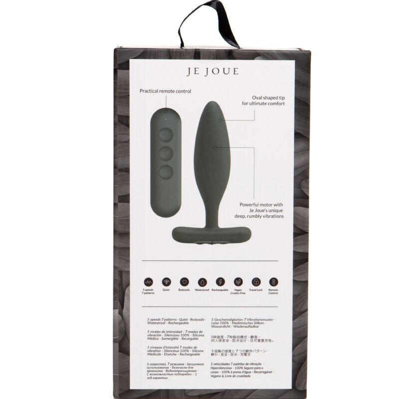 Additional view 3 of Je Joue Vesta - Vibrating Anal Plug, Black