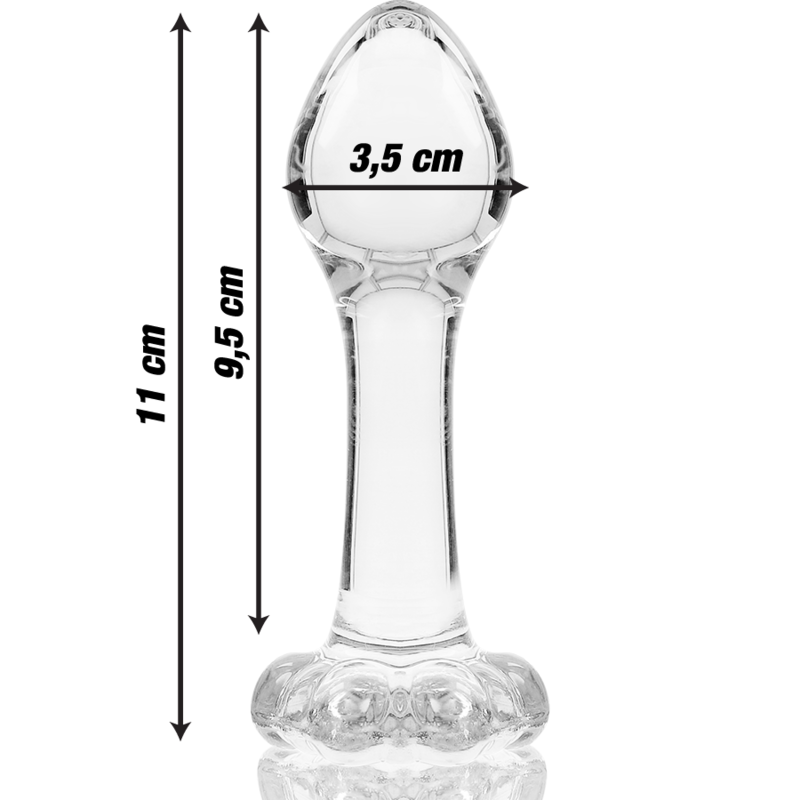 Nebula by Ibiza Model 2 - Borosilicate Anal Plug, Clear Secondary image