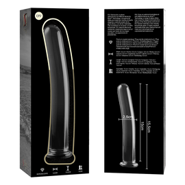 Nebula by Ibiza Model 9 - Borosilicate Glass Dildo, Clear