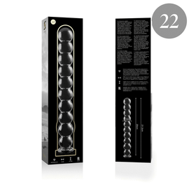 Nebula by Ibiza Model 22 - Borosilicate Glass Dildo, Clear