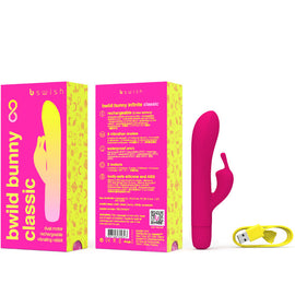 Additional view 4 of B Swish Bwild Bunny Infinite Classic - Rabbit Vibrator, Pink