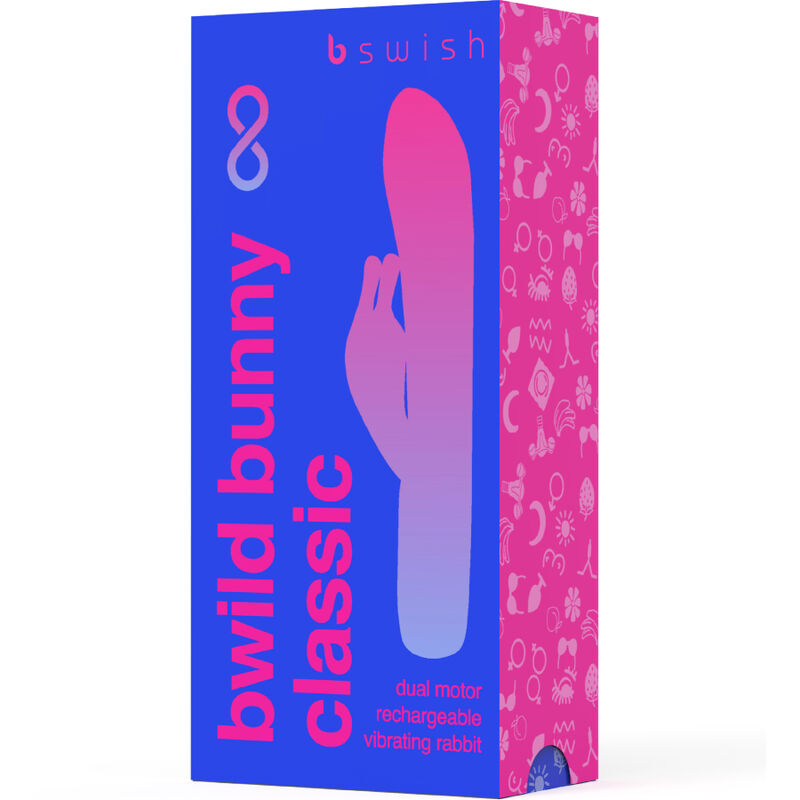 B Swish Bwild Bunny Infinite Classic - Rabbit Vibrator, Blue