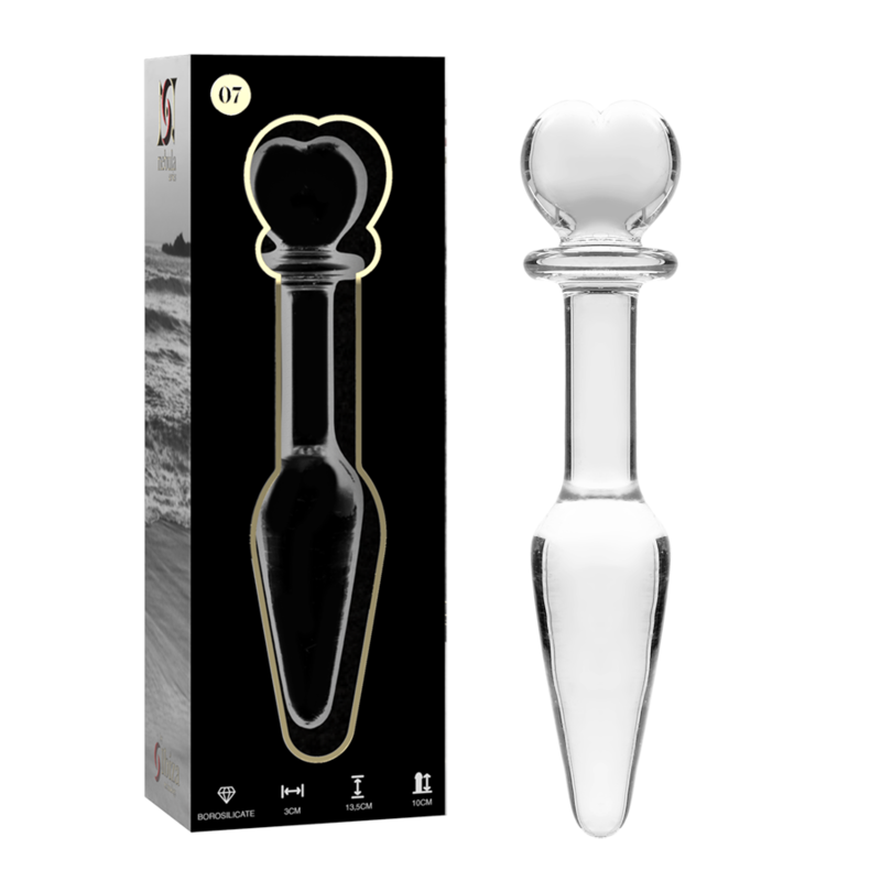 Nebula by Ibiza Model 7 - Borosilicate Anal Plug, Clear Main image