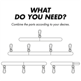 Additional view 3 of Fetish Submissive Bondage - Adjustable Spreader Bar Set, 4 Pieces