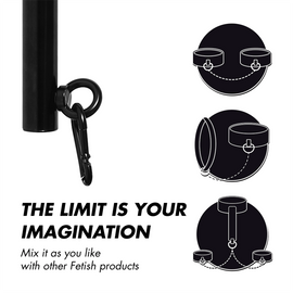 Additional view 7 of Fetish Submissive Bondage - Adjustable Spreader Bar Set, 4 Pieces