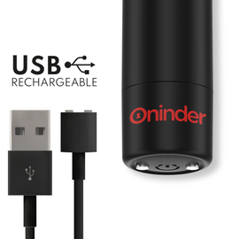 Additional view 8 of Oninder Berlin - App-Controlled Bullet Vibrator, Black