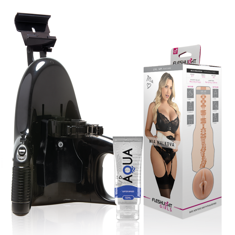 Fleshlight Mia Malkova LVL Up Vagina - Universal Launch Bundle