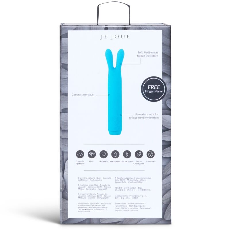 Additional view 4 of Je Joue Rabbit Bullet - Bullet Vibrator, Teal