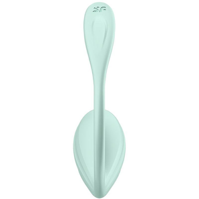 Additional view 6 of Satisfyer Smooth Petal - App-Controlled G-Spot Vibrator, Water Green
