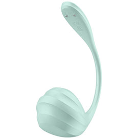 Additional view 5 of Satisfyer Smooth Petal - App-Controlled G-Spot Vibrator, Water Green