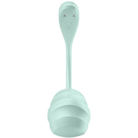 Additional view 3 of Satisfyer Smooth Petal - App-Controlled G-Spot Vibrator, Water Green