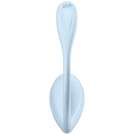 Additional view 6 of Satisfyer Smooth Petal - App-Controlled G-Spot Vibrator, Sky Blue