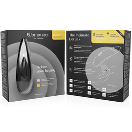 Additional view 2 of Womanizer Premium 2 - Clitoral Stimulator, Black