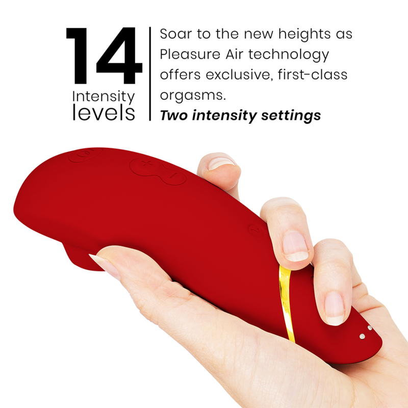 Additional view 6 of Womanizer Premium 2 - Clitoral Stimulator, Bordeaux
